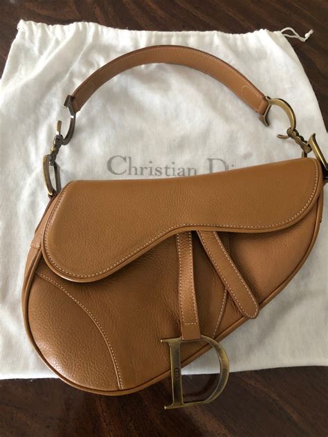 beige dior bag|authentic christian dior saddle bag.